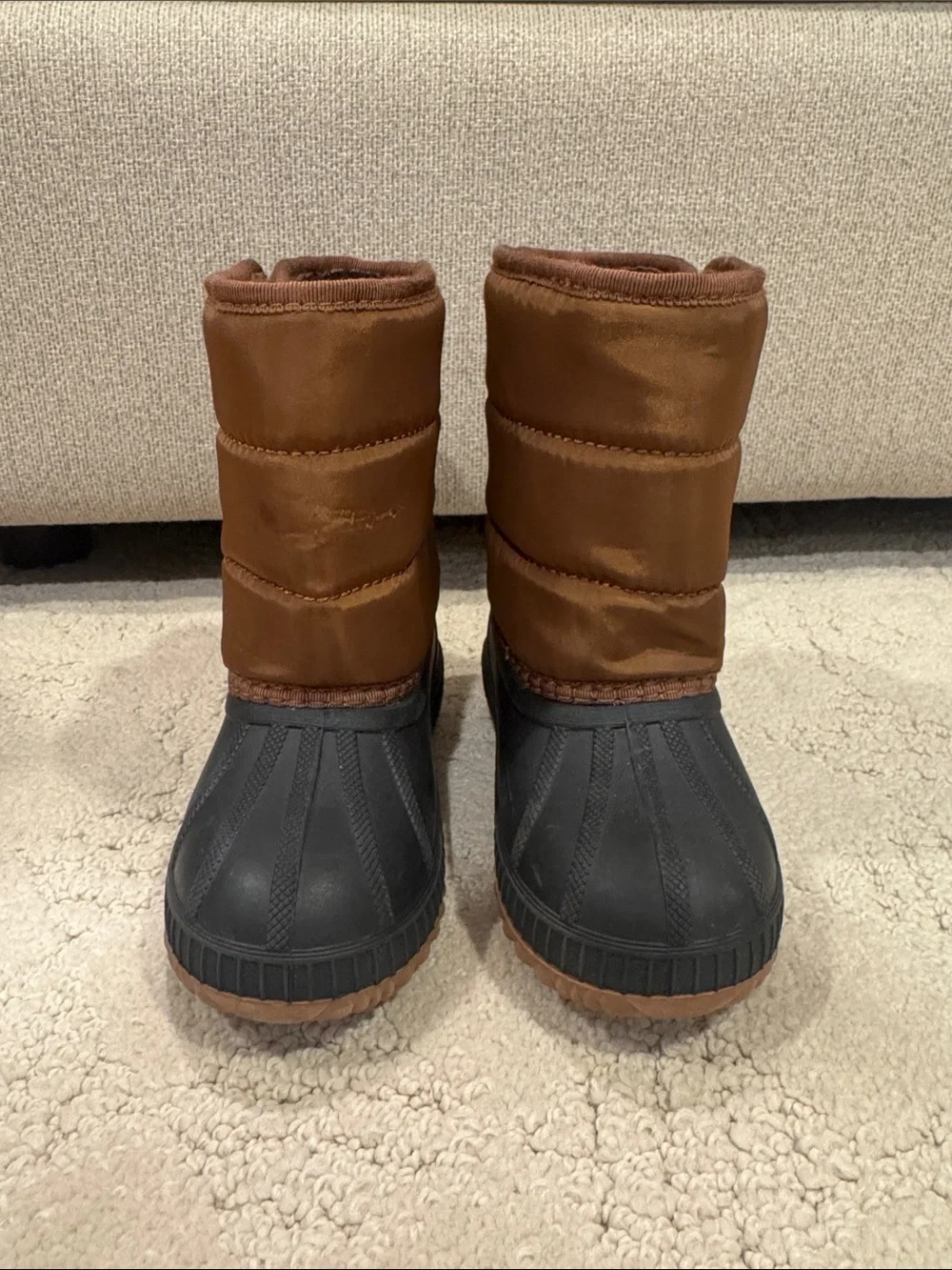 Old Navy Kids Brown and Black Winter Boots
